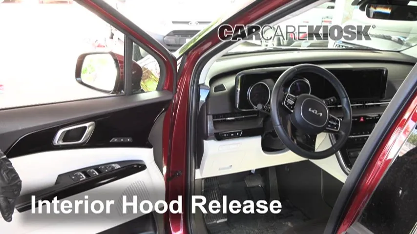 2022 Kia Carnival SX 3.5L V6 Capot